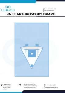 Knee Arthroscopy Drape